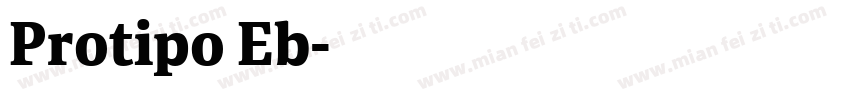 Protipo Eb字体转换